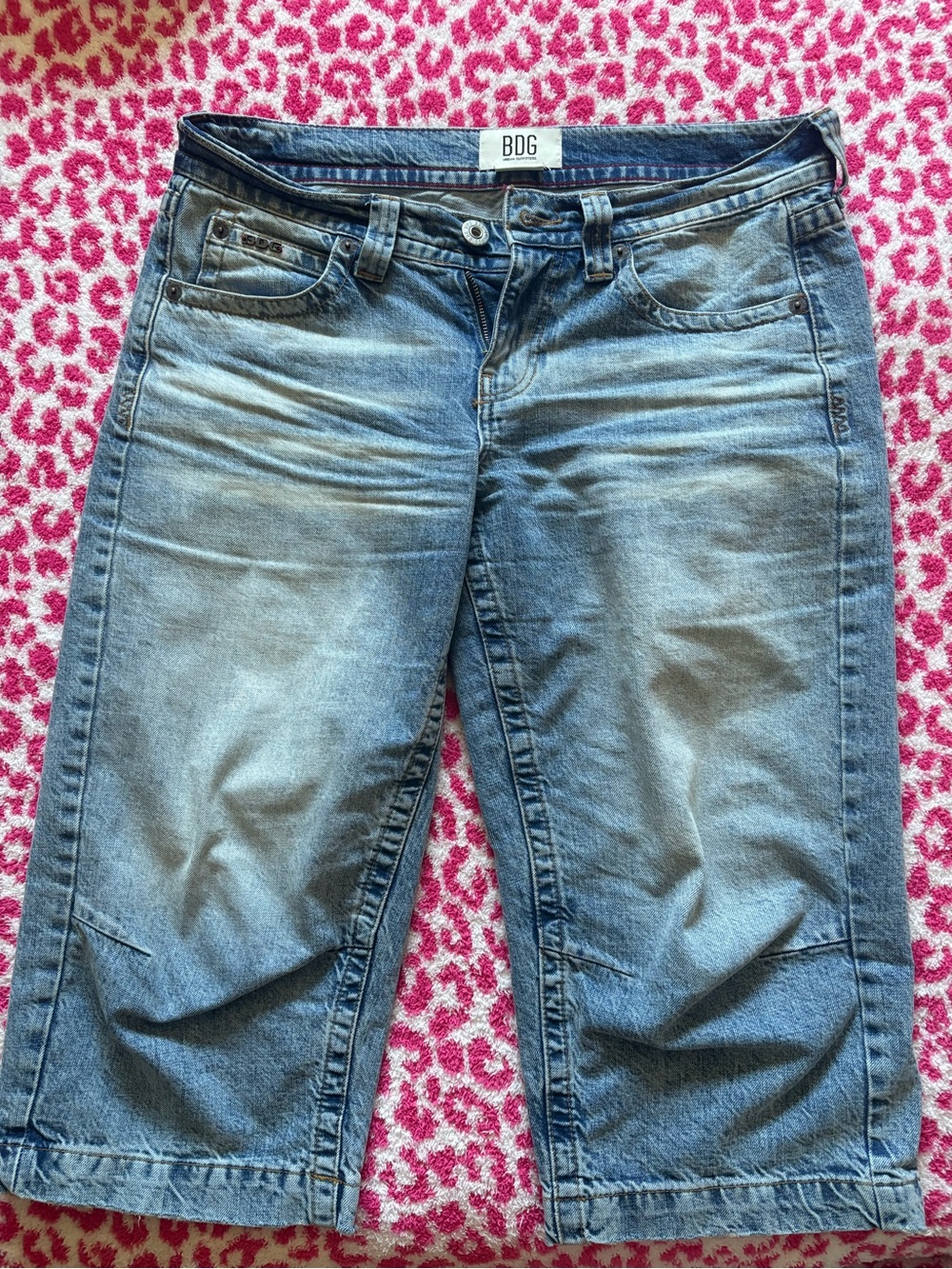 BDG Urban Outfitters Denim Bermuda Shorts Y2K Light Wash Size 30